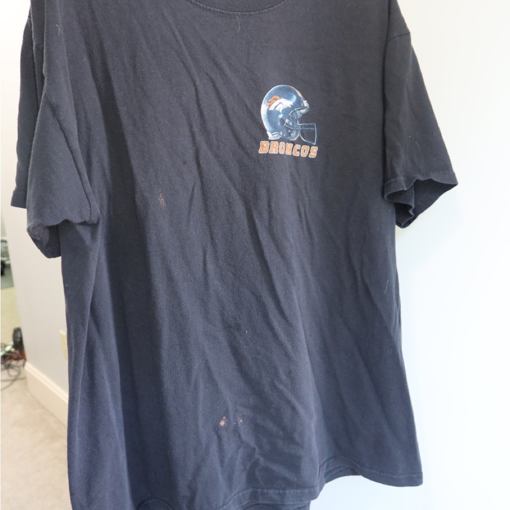 vintage‎ broncos NFL Black Short Sleeve Tee